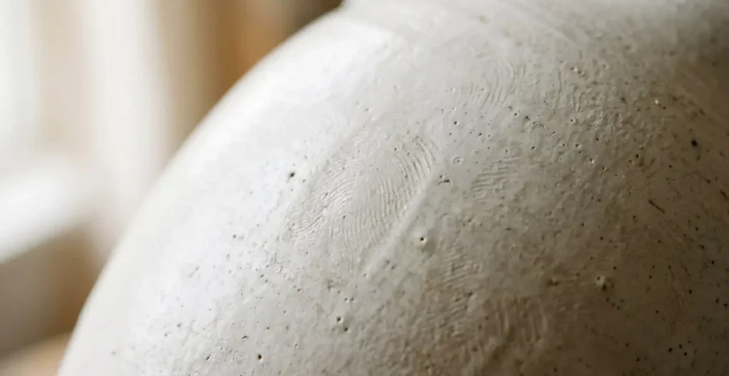 Classic amphora-shaped ceramic vase in modern minimalist interior showcasing timeless design